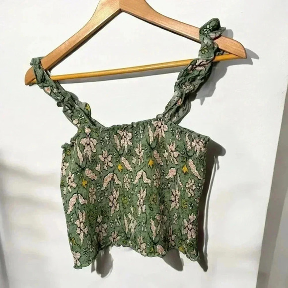 Aerie boho floral tank top S - Picture 1 of 5
